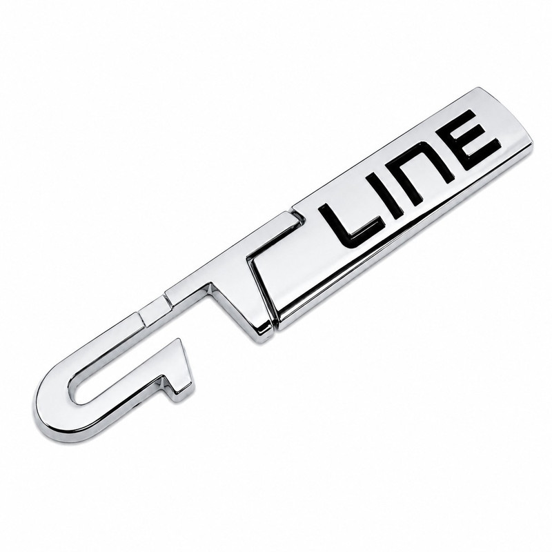 آرم بدنه و صندوق عقب خودرو مدل GT-LINE کد A-14