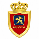 آرم تزئینی صندوق عقب خودرو مدل KING-PEGU طرح GLD-RD کد A-7