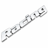 آرم رکاب و صندوق عقب خودرو طرح RACING کد A-28