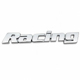 آرم رکاب و صندوق عقب خودرو طرح RACING کد A-28