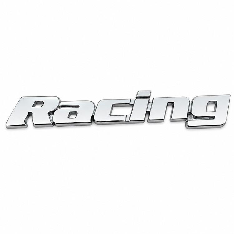 آرم رکاب و صندوق عقب خودرو طرح RACING کد A-28